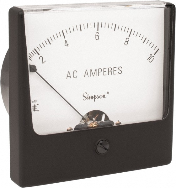 Simpson Electric 3180 Analog, AC Ammeter, Panel Meter Image