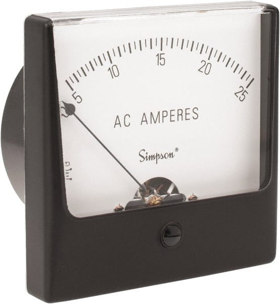 Simpson Electric 3200 Analog, AC Ammeter, Panel Meter 