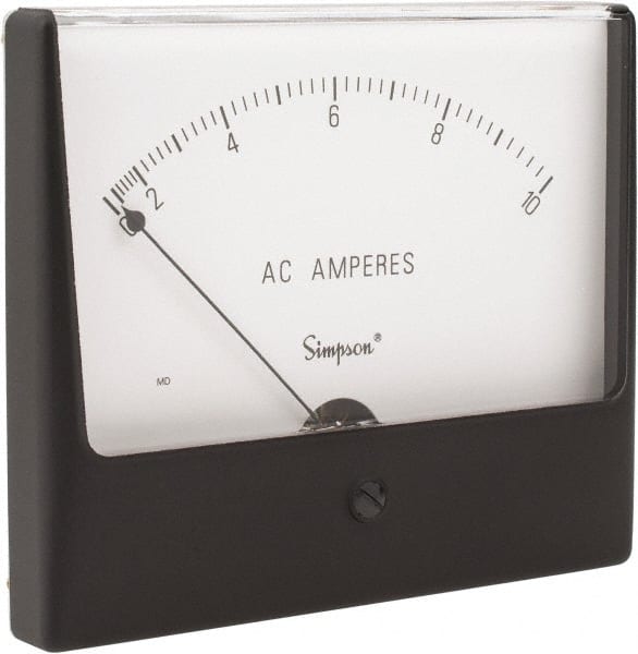 Simpson Electric 3310 Analog, AC Ammeter, Panel Meter 