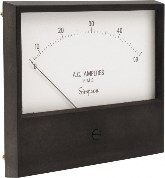 Panel Meters; Panel Meter Type: Panel Meter ; Power Measurement Type: AC Ammeter ; Panel Meter Display Type: Analog ; Maximum Input AC Amperage: 50 ; Terminal Type: Screw ; For Use With: 2154 0-50 AAC Model Panel Meter