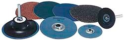 36 Piece, 36, 60, 80, 120 Grit, 3" Disc Diam, Abrasive Disc Kit
