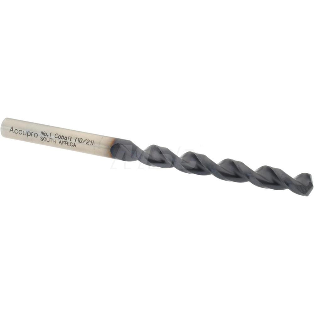 Accupro 1640579A-AC Jobber Length Drill Bit: 0.228" Dia, 130 °, Cobalt 