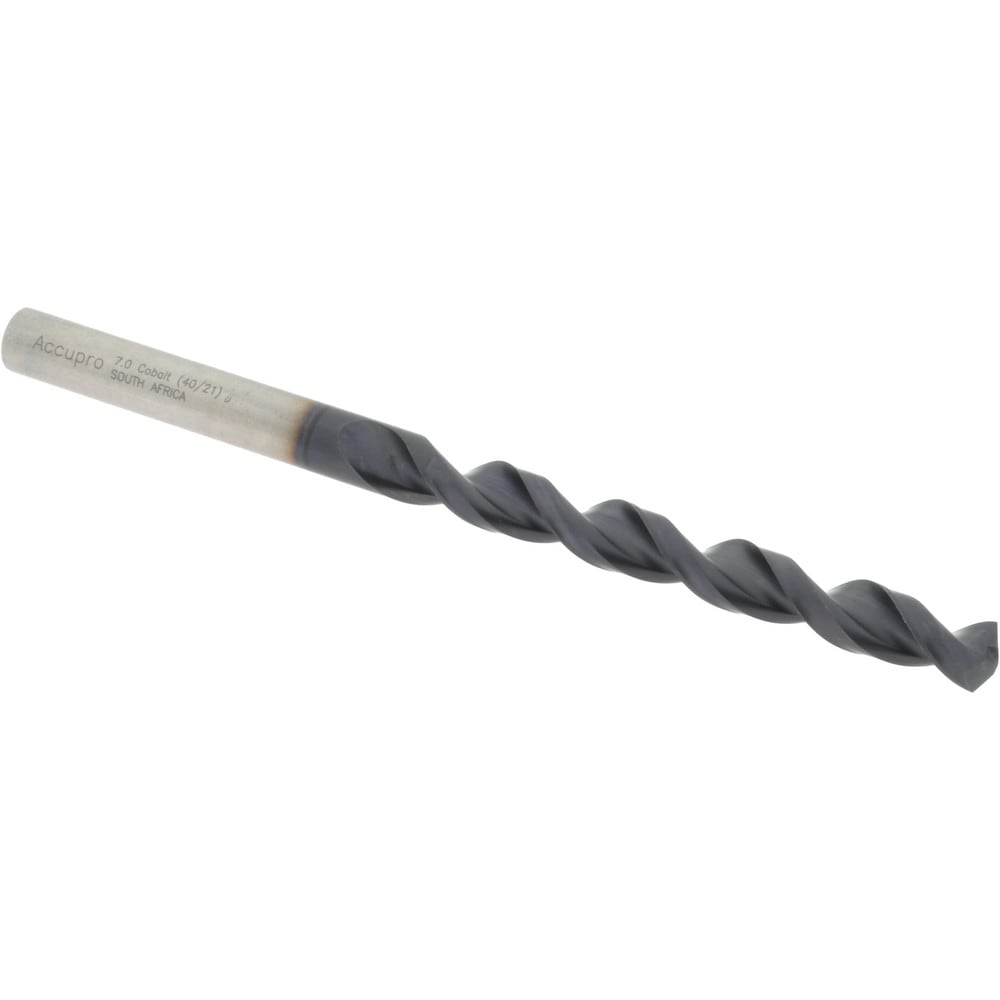 Accupro 1640700A-AC Jobber Length Drill Bit: 0.2756" Dia, 130 °, Cobalt 