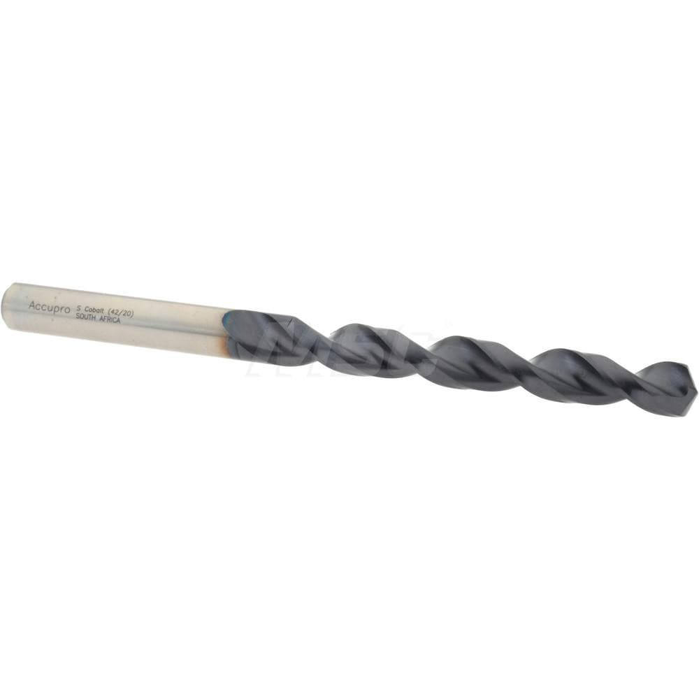 Accupro 1640884A-AC Jobber Length Drill Bit: 0.348" Dia, 130 °, Cobalt 