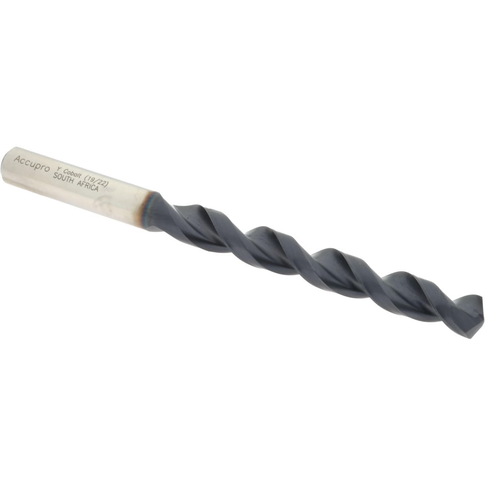 Accupro 1641026A-AC Jobber Length Drill Bit: 0.404" Dia, 130 °, Cobalt 