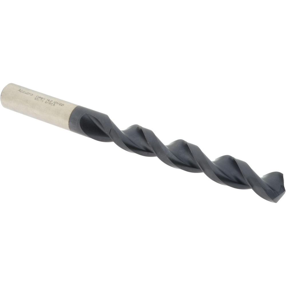 Accupro 1641400A-AC Jobber Length Drill Bit: 0.5512" Dia, 130 °, Cobalt 