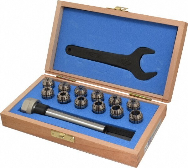 3/4 Inch Shank Diameter, Straight Shank, ER Collet Chuck Set