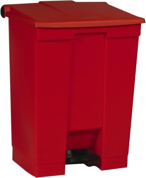 18 Gal Rectangle Unlabeled Trash Can