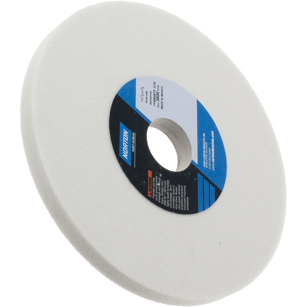 Norton Surface Grinding Wheel 7" Dia, 1/2" Thick, 11/4" Hole, 60