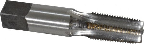 Reiff & Nestor 46446 Standard Pipe Tap: 1/8-27, NPT, Regular, 4 Flutes, High Speed Steel, Bright/Uncoated 