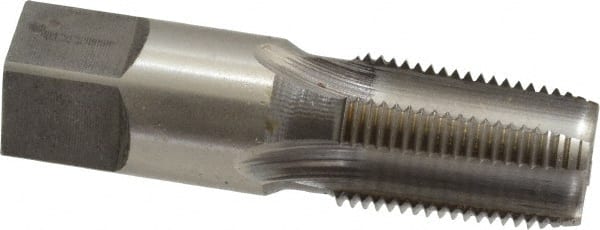 Reiff & Nestor 46466 Standard Pipe Tap: 3/8-18, NPT, Regular, 4 Flutes, High Speed Steel, Bright/Uncoated 