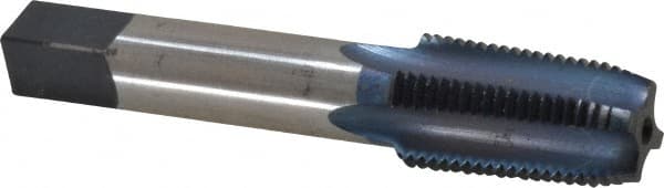 Reiff & Nestor 99716 Standard Pipe Tap: 1/8-27, NPT, 4 Flutes, High Speed Steel, Blue Diamond Finish 
