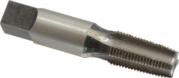 Reiff & Nestor 46204 Standard Pipe Tap: 1/8-27, NPTF, Regular, 4 Flutes, High Speed Steel, Oxide Finish 