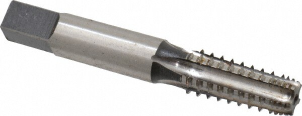 1/16-27 NPT, 5 Flutes, Bright Finish, High Speed Steel, Interrupted Thread Pipe Tap