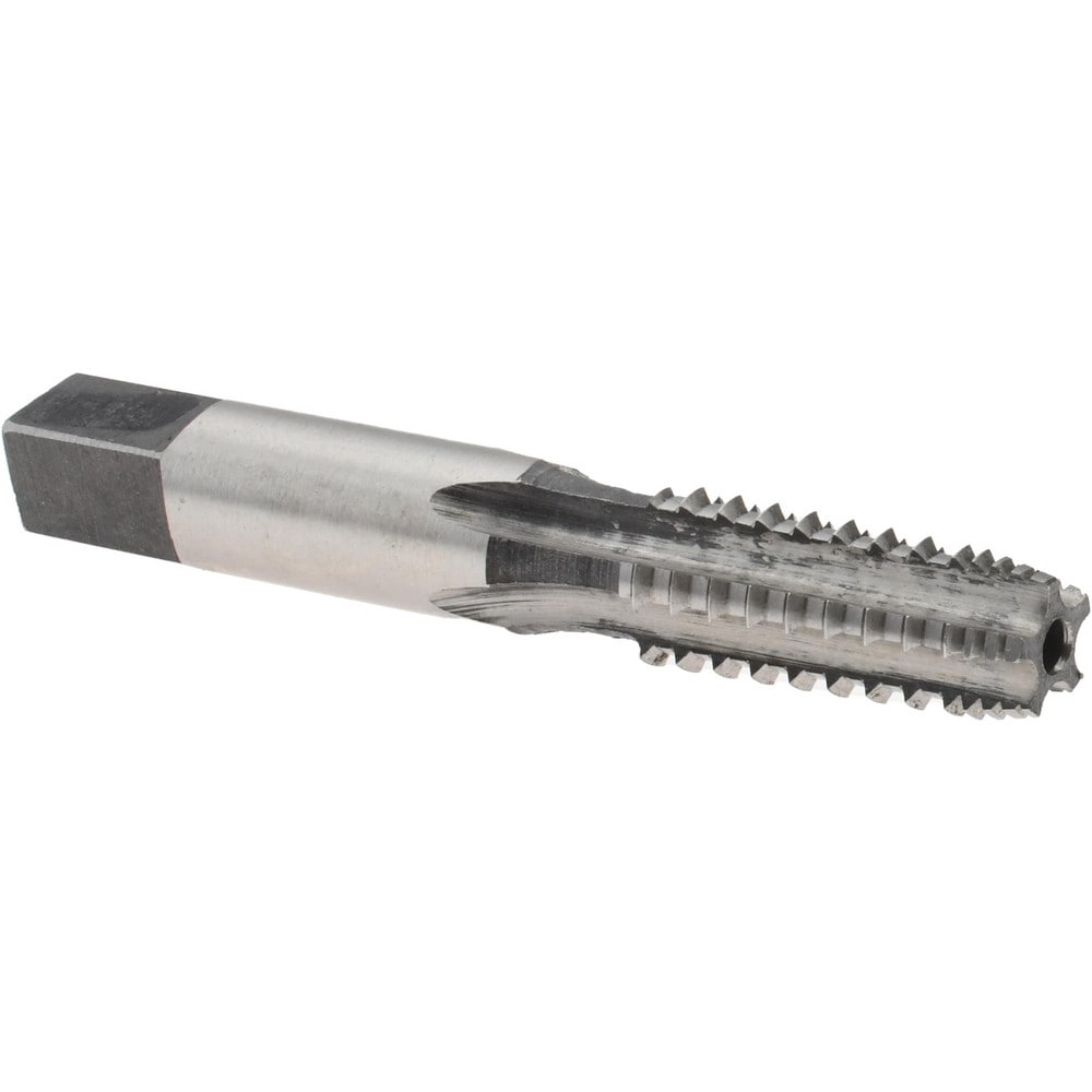 1/16-27 NPT, 5 Flutes, Bright Finish, High Speed Steel, Interrupted Thread Pipe Tap