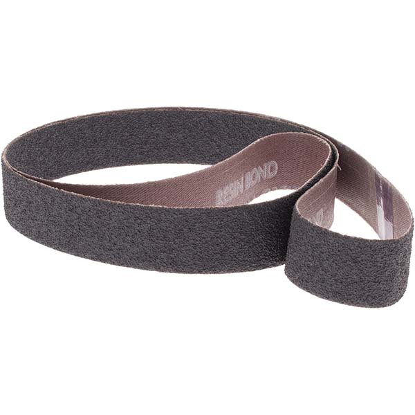 Abrasive Belt: 1" Wide, 42" OAL, 50 Grit, Aluminum Oxide - Coated, Coarse Grade, X Weighted, Dry,  Series R228
