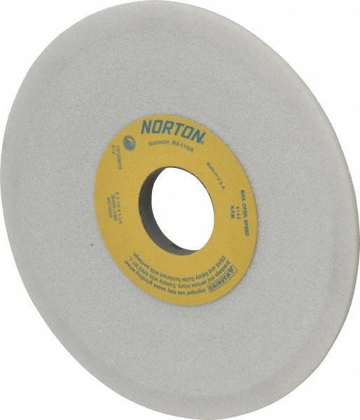 Norton 66252836972 Tool & Cutting Grinding Wheel: 6" Dia, 46 Grit, J Hardness, Type 12 Image