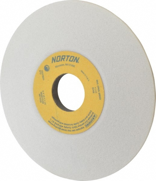 Norton 66252836982 Tool & Cutting Grinding Wheel: 6" Dia, 60 Grit, K Hardness, Type 12 Image