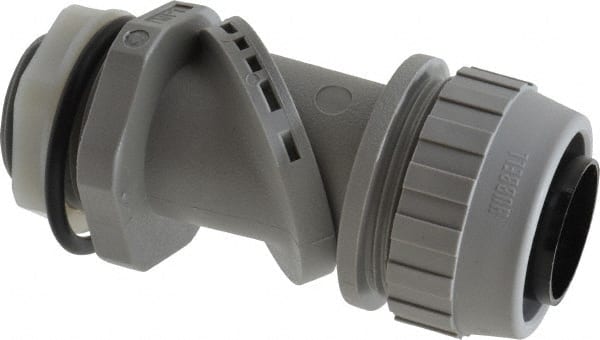 Hubbell Wiring Device-Kellems PS1009NGY Conduit Connector: For Liquid-Tight, Nylon, 1" Trade Size 