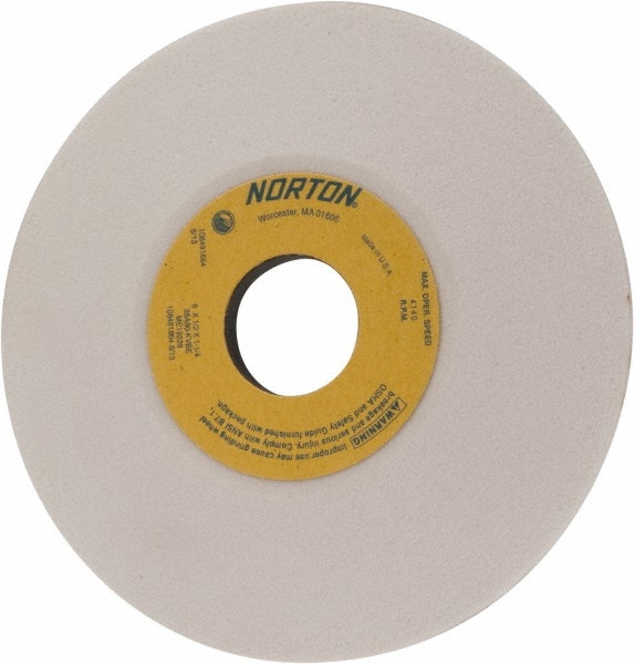 Norton 66252836988 Tool & Cutting Grinding Wheel: 6" Dia, 80 Grit, K Hardness, Type 12 Image