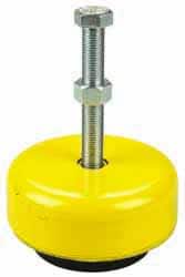 Tech Products 52221-1-M10 Studded Leveling Mount: M10 x 1.5 Thread, 80 mm OAW 