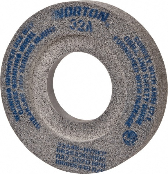 Norton 66253263603 Surface Grinding Wheel: 12" Dia, 2" Thick, 5" Hole, 46 Grit, H Hardness Image