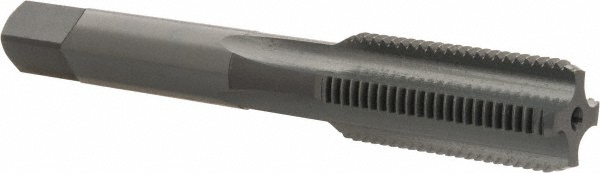 OSG 1123501 Straight Flutes Tap: 9/16-18, UNF, 4 Flutes, Bottoming, High Speed Steel, Oxide Finish Image