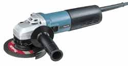 Corded Angle Grinder: 4-1/2" Wheel Dia, 2,800 to 10,500 RPM, 5/8-11 Spindle