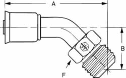 Eaton Hydraulic Hose Fittings & Couplings; Hose Diameter: 1/2 (Inch); Thread Size: 7/8-14 ; Cut-Off Allowance: 3-9/16 ; Hex Size: 7/8 (Inch)