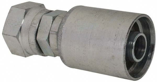 Hydraulic Hose Female Seal-Lok Swivel Short Fitting: 0.75" ID, 12 mm, 1-3/16-12