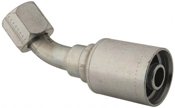 Parker - Compression Tube Swivel Elbow: 1/4″ Thread, 3/8″ Tube OD,  Compression x MNPT - 61514014 - MSC Industrial Supply