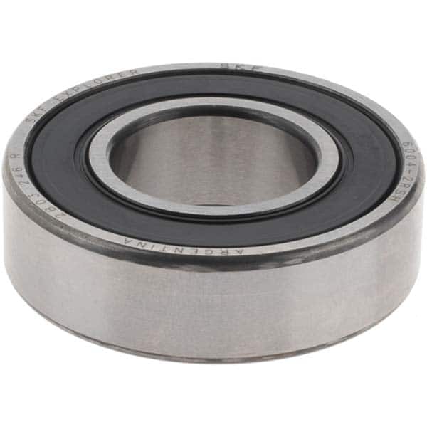 Deep Groove Ball Bearing: 42 mm OD, 0.4724" Wide, Double Seal