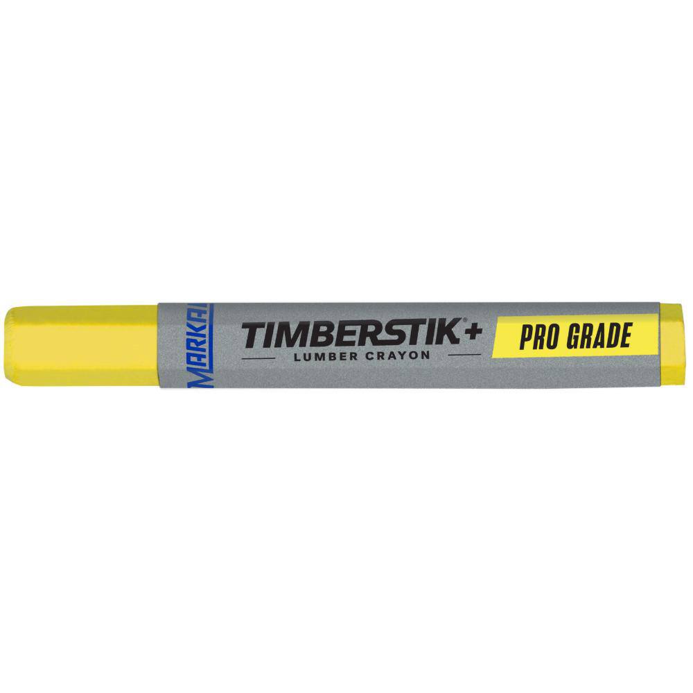 15 Pack Chalk Lumber Crayon Yellow Markal 
