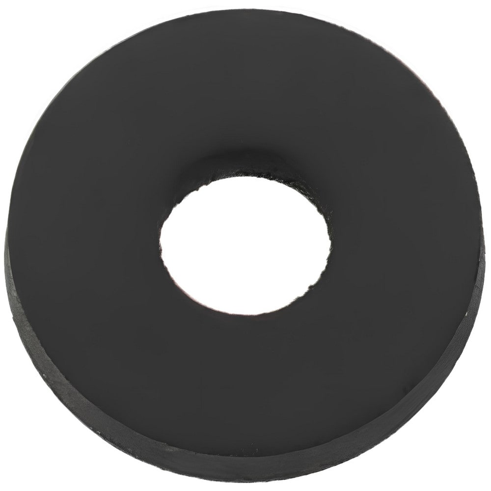 12" Screw Standard Flat Washer: Neoprene, Plain Finish