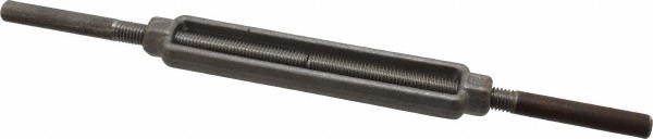 Made in USA 10516 2,200 Lb Load Limit, 1/2" Thread Diam, 6" Take Up, Steel Stub & Stub Turnbuckle Image