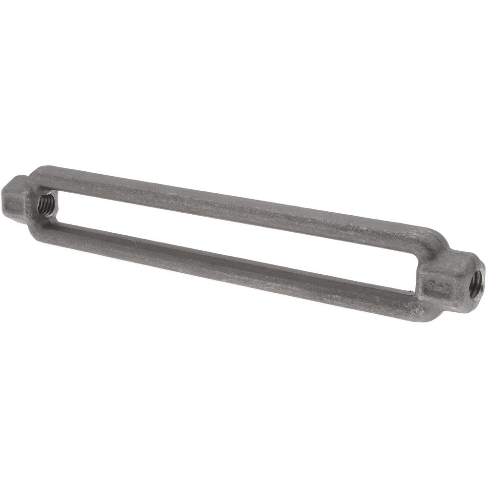 1,200 Lb Load Limit, 3/8" Thread Diam, 3/8" Take Up, Steel Turnbuckle Body Turnbuckle