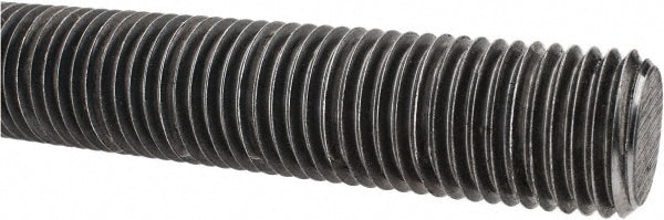 Made in USA 11318 Threaded Rod: 1-1/4-7, 3 Long, Low Carbon Steel Image