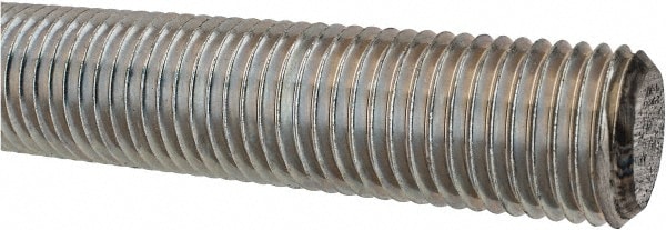 Made in USA 10318 Threaded Rod: 1-1/4-7, 3 Long, Low Carbon Steel Image