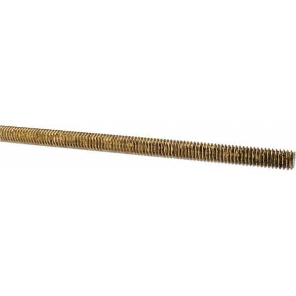 RH Threaded Brass Rods 5/16"-18 x 3 Foot Length 