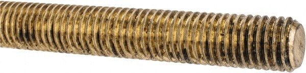 Made in USA 12312 Threaded Rod: 5/8-11, 3 Long, Brass Image