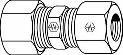 Compression Tube Union: Compression x Compression