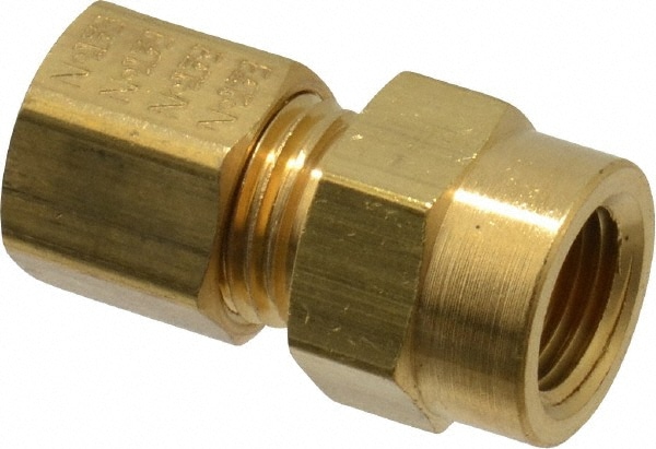 Compression Tube Connector: 1/8" Thread, Compression x FNPT