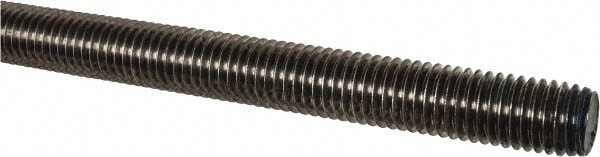 Made in USA 13312 Threaded Rod: 3/4-10, 3 Long, Stainless Steel, Grade 304 (18-8) Image