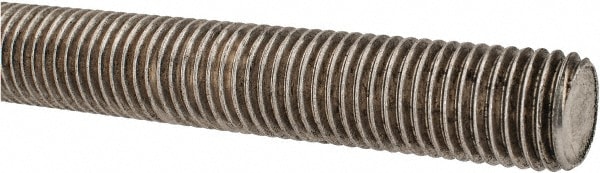 Made in USA 13313 Threaded Rod: 7/8-9, 3 Long, Stainless Steel, Grade 304 (18-8) Image