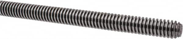 Keystone Threaded Products KL008AG1A182865 Threaded Rod: 1/2-10, 6 Long, Low Carbon Steel, Grade C1018 