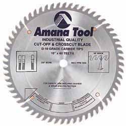 Wet & Dry Cut Saw Blade: 8" Dia, 5/8" Arbor Hole, 0.118" Kerf Width, 64 Teeth