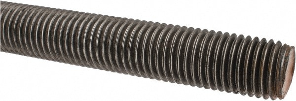 Value Collection 5163 Threaded Rod: 1-8, 3 Long, Alloy Steel, Grade B7 Image