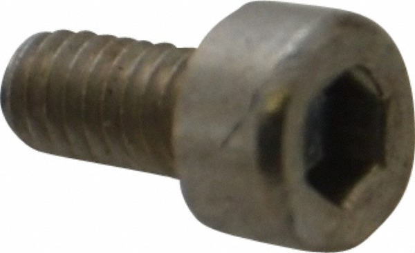 Value Collection MASC00250005CP Hex Head Cap Screw: M2.5 x 0.45 x 5 mm, Grade 18-8 & Austenitic Grade A2 Stainless Steel, Uncoated Image
