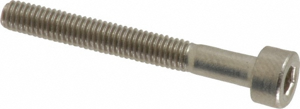 Value Collection MASC0030025CP Hex Head Cap Screw: M3 x 0.50 x 25 mm, Grade 18-8 & Austenitic Grade A2 Stainless Steel, Uncoated Image