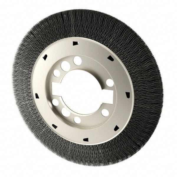 Osborn 2202500 Wheel Brush: 8" Wheel Dia, Crimped 